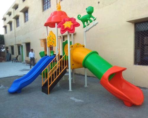 Playground Multiplay Slides