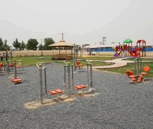 Open Park Exercise Equipment In Munich