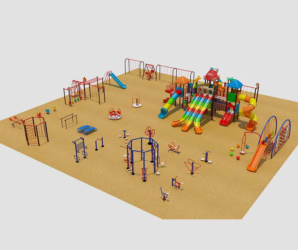 Outdoor Multiplay Set In Munich